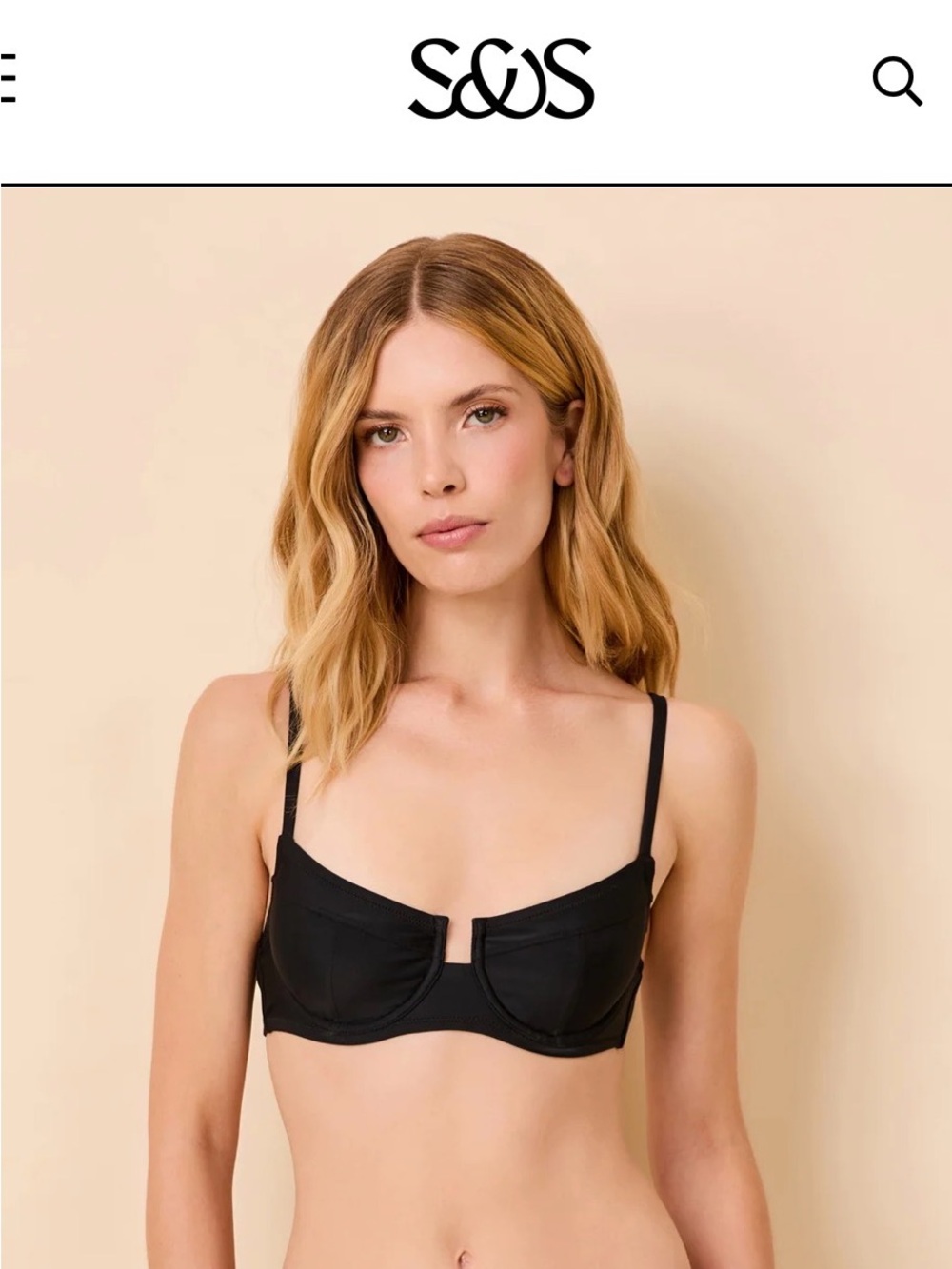 Harley Bikini Top (black size M)